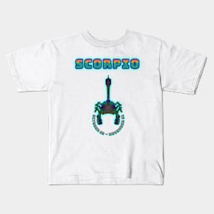 Scorpio 1b Eggplant Kids T-Shirt